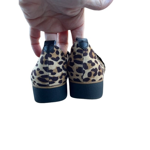 EUC Dr. Scholls Be Energized Webster Animal Print Loafer 6.5 Brown Black Comfort - Picture 7 of 8